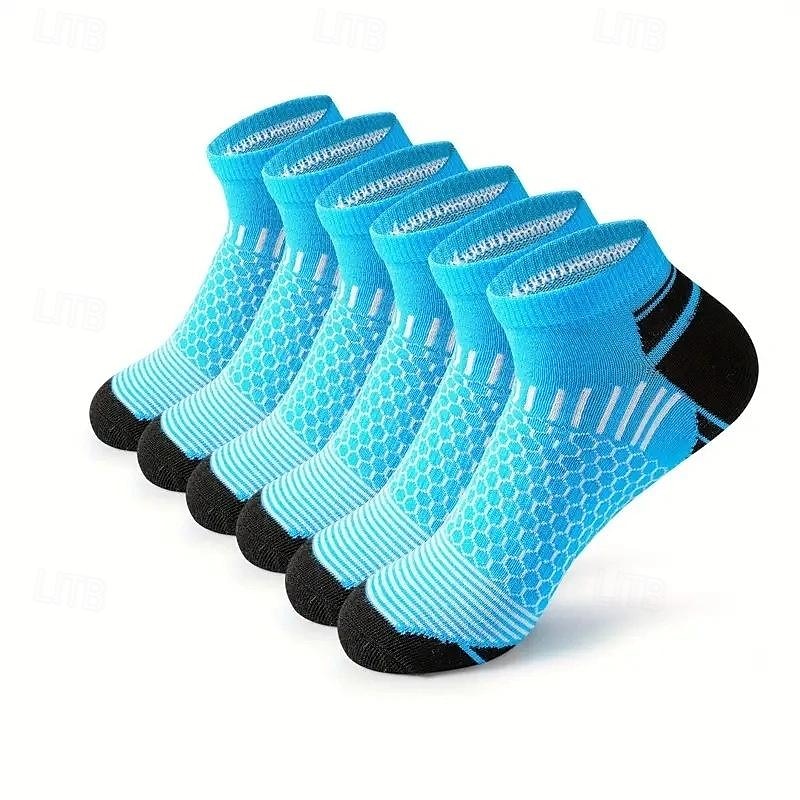 Herr 6 par Multipack Socka Löparstrumpor Vardagliga strumpor Svart Vit Färg Geometrisk Sport & Utomhus Dagligen Semester Grundläggande Medium Vår Höst Mode Ledigt 2025 - $8.99 –P7