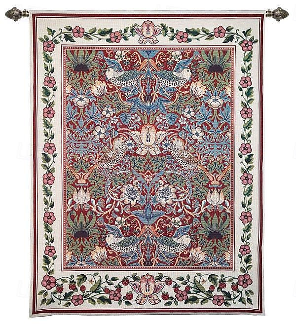 jacquard vevd billedvev gobelin aubusson veggheng jordbærtyv begian veggteppe vevstol bomullsvev stue soverom dekorasjon (uten pinne og dusker) 2025 - $121.99 –P8