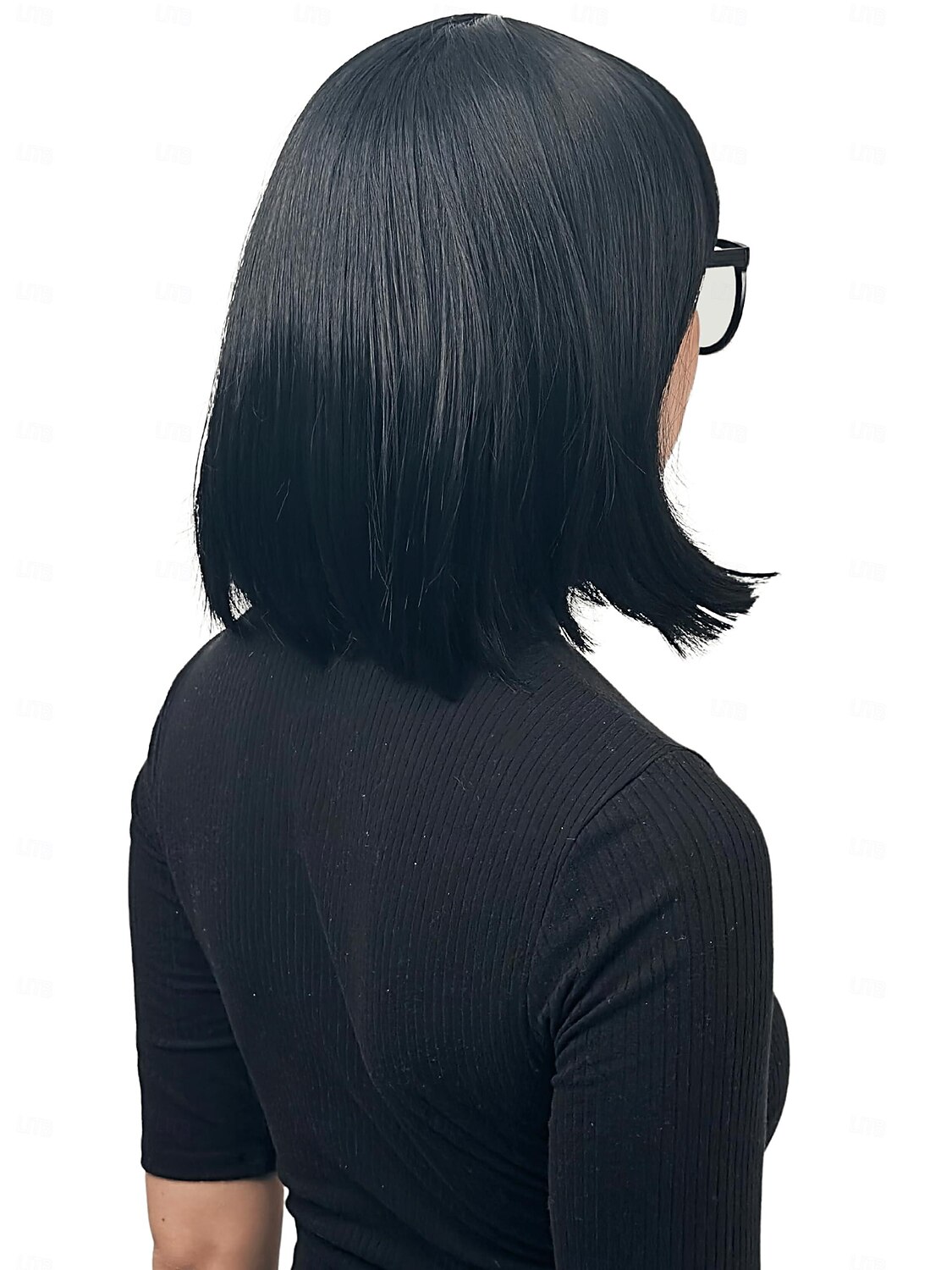 Incredibile parrucca Edna Mode parrucca bob nera con frangia parrucca degli anni '20 costume parrucche flapper 1920 per donne - parrucca ragazza costume cosplay per donne parrucche di Halloween del 2025 a $11.99 –P6