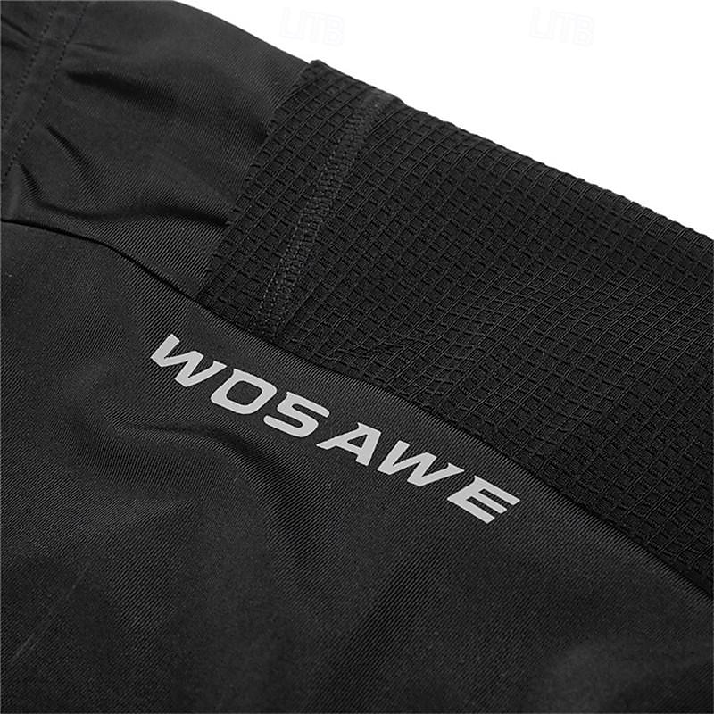 WOSAWE Homme Short Vélo Cuissard Velo Cyclisme Vélo Cuissard Short Short rembourré / Chamois Coupe ajustée Des sports Respirable Séchage rapide Haute élasticité Confortable Noir Vêtement Tenue Tenues de 2025 ? $50.99 –P20