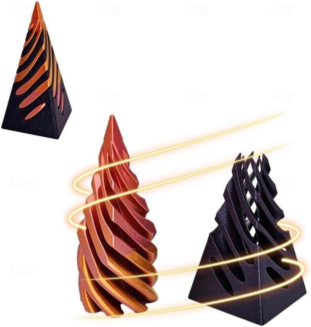 onmogelijke piramide passthrough sculptuur, passeer piramide fidget speelgoed, 3D-geprint spiraalkegel speelgoed, mini vortex draad illusie, piramide passthrough sculptuur, desktop deco souvenir cadeau 2025 - $18.99 –P3