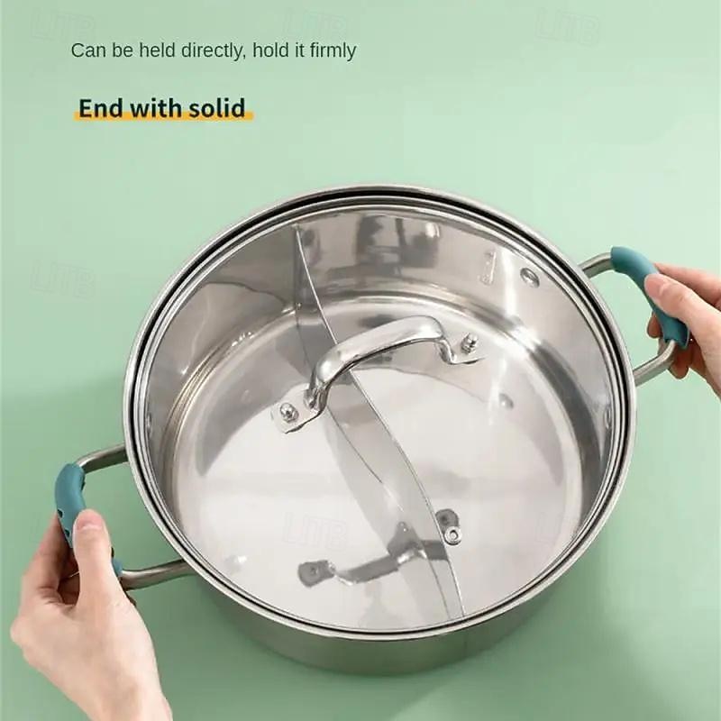 5 шт., силиконовая крышка ручки сковороды, теплоизоляционная ручка, держатель, рукав, кухонные гаджеты 2025 - $9.99 –P5