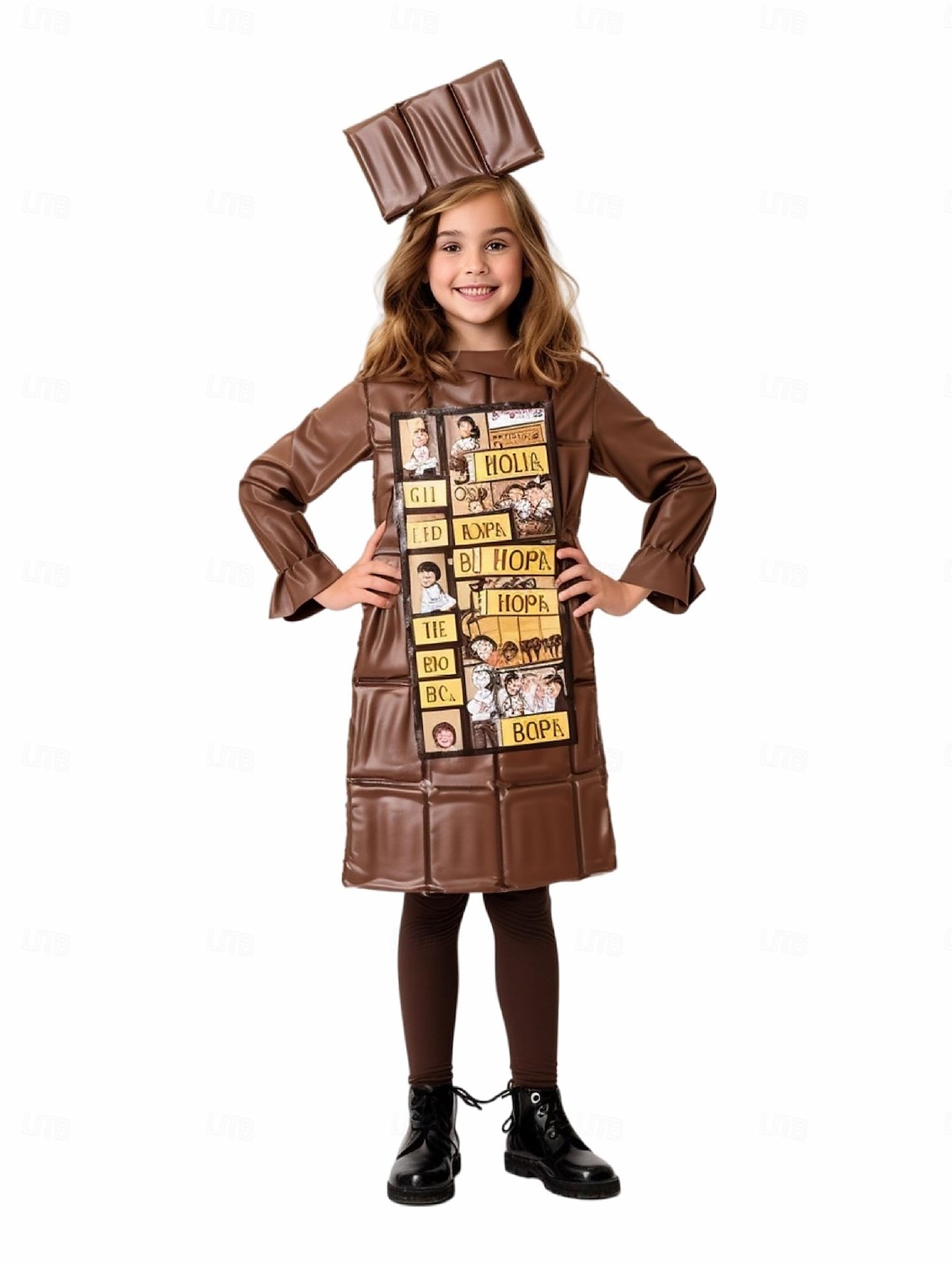Karlík a továrna na čokoládu Wonka tabulka čokolády Cosplay kostým cosplay Filmové kostýmy for Chlapecké Dívčí Dětské Karneval Plesová maškaráda Večírek Plesová maškaráda 2025 - $32.99 –P5