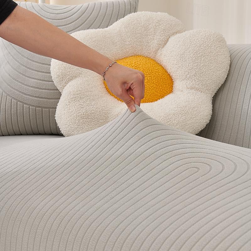 Elastic Sofa Cover Full Cover, Anti-Cat Scratch Thickened Creamy Style for Durable Furniture Protection Suitable for All Seasons and Sofa Types 2025 - $31.99 –P8