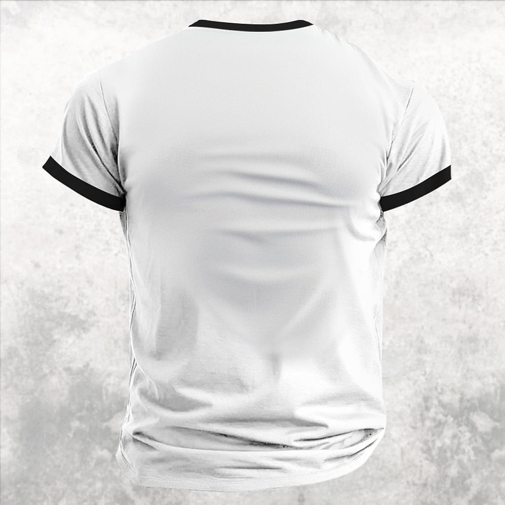Per uomo Teschio Fiamma Moto Maglietta Manica Corta maglietta Stampa 3D Mezza zip Camicia Retrò Vintage Streetwear Casuale Quotidiano Nero Arancione Estate Primavera Abbigliamento S M L XL XXL XXXL del 2026 a $21.99 –P3