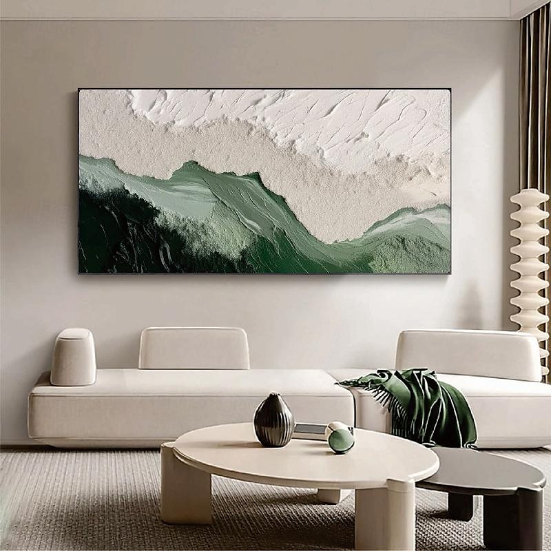 beige brun 3d målning handgjord brun wabi sabi konstverk oljemålning handmålad texturerad oljemålning beige oljemålning brun abstrakt canvas konst modern horisontell dekor konst 2025 - $83.99 –P12