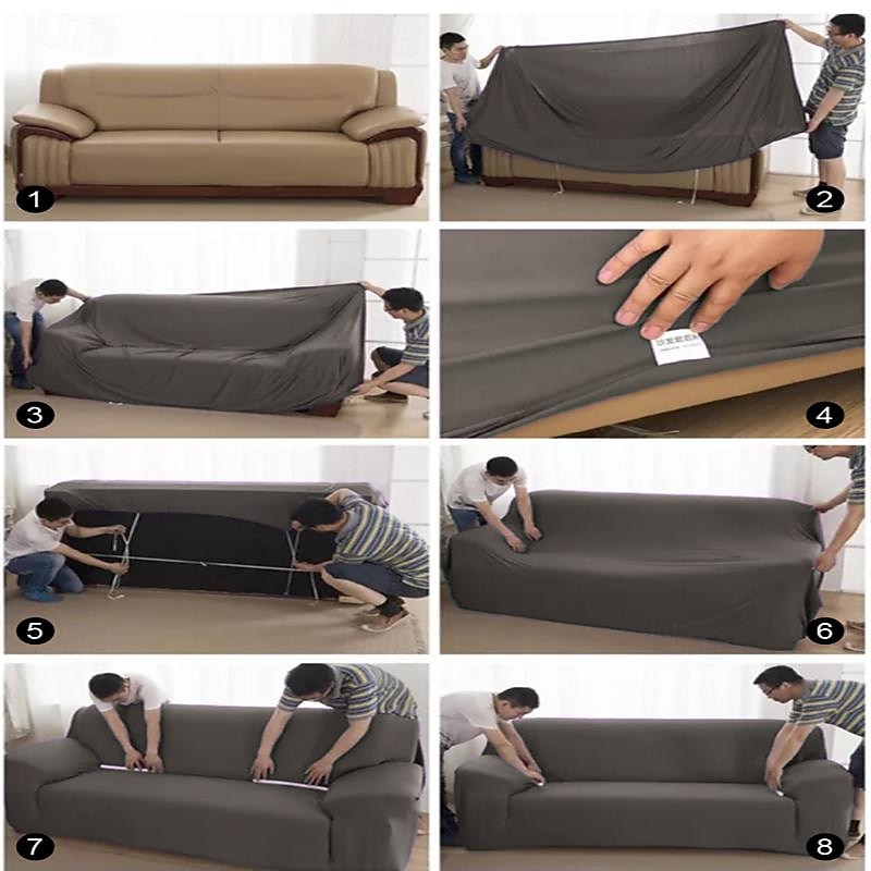 husă de canapea groasă huse de canapea pentru pernă huse de canapea huse de canapea huse de canapea elastice, respirabile, anti-animale de companie, cu bandă elastică 2025 - $61.99 –P3
