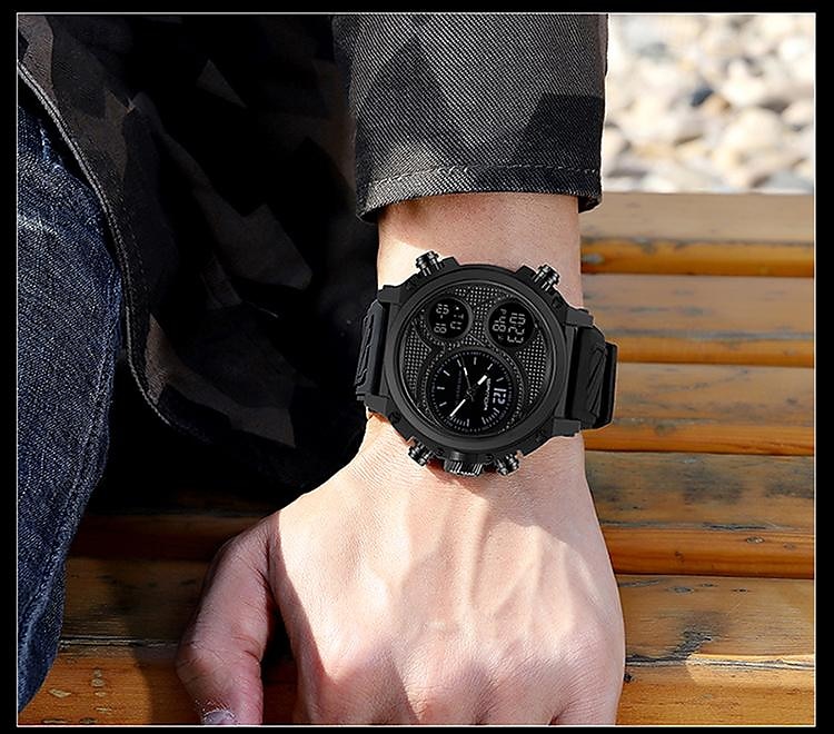 SANDA Orologio Digitale da Uomo Moda Orologio da Polso Sportivo Luminosa Cronometro Orologio Alarm Calendario Orologio in Resina del 2025 a $31.99 –P1