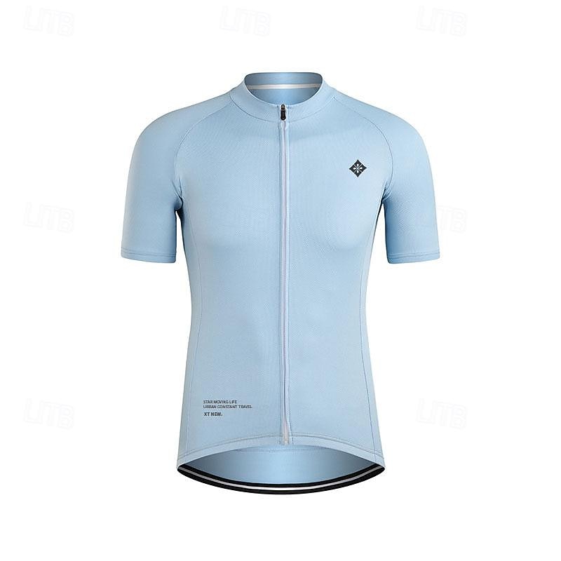 Per uomo Maglia da Ciclismo Lettere Numeri Manica Corta