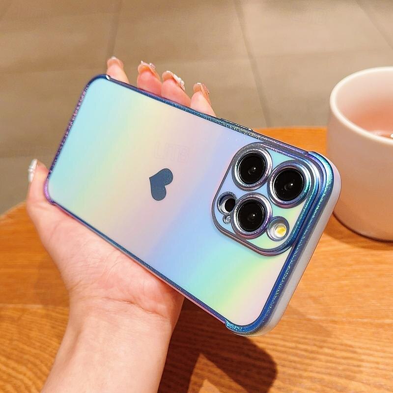 телефон Кейс для Назначение айфон 16 Айфон 15 Про Макс Плюс iPhone 14 13 12 11 Pro Max Plus Кейс на заднюю панель Блеск Блеск Блестящий Защита от удара ТПУ Покрытие 2025 - $15.99 –P5