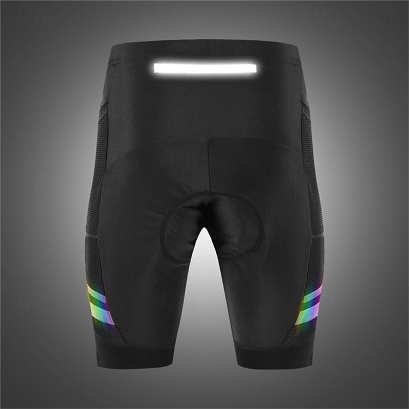 WOSAWE Homme Short Vélo Cuissard Velo Cyclisme Vélo Cuissard Short Short rembourré / Chamois Coupe ajustée Des sports Respirable Séchage rapide Haute élasticité Confortable Noir Vêtement Tenue Tenues de 2025 ? $50.99 –P7