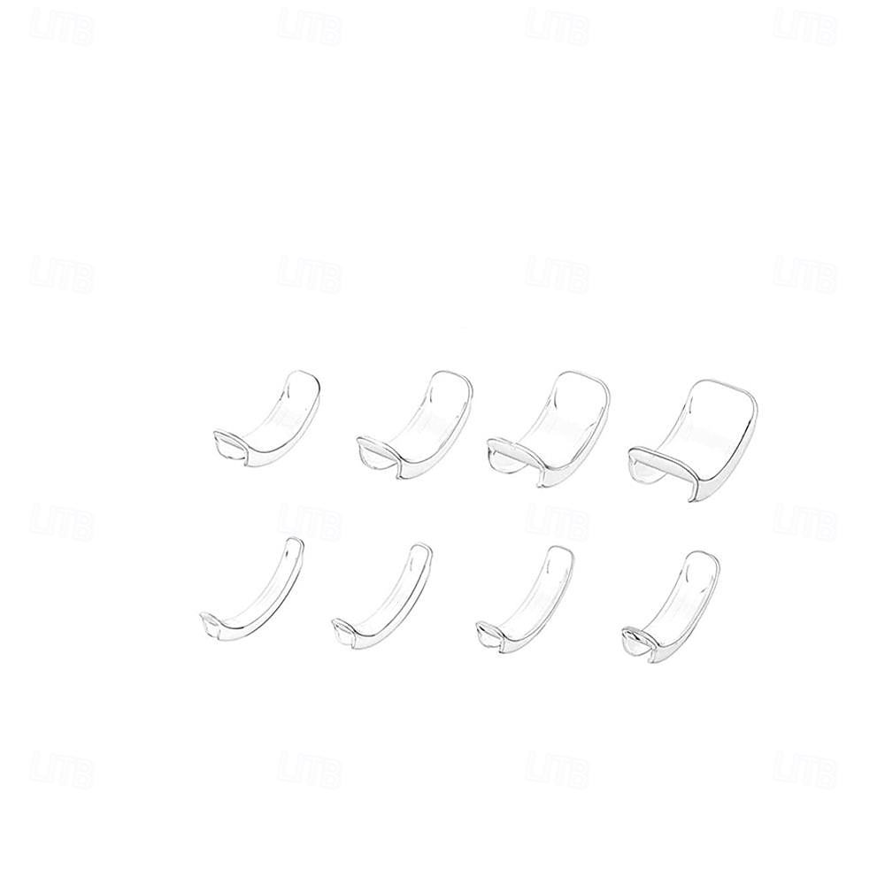 Kit de redimensionamento de anel de 8 peças - conjunto de dimensionador de anel ajustável com cor transparente - cabe em bandas de 1-10 mm - material tpu confortável para homens  & mulheres de 2025 por $7.99 –P5