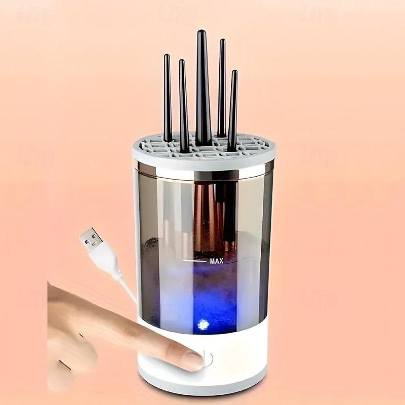 Nettoyeur de pinceaux de maquillage électrique Machine de nettoyage de pinceaux de maquillage Nettoyeur de pinceaux de maquillage Convient à toutes les tailles de pinceaux de maquillage de 2025 ? $15.99 –P8