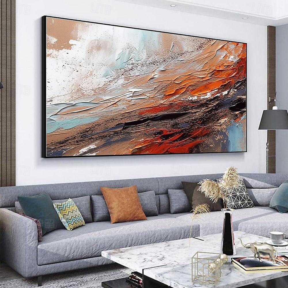 Handmade Oil Painting Canvas Wall Art Decoration Modern Abstract Texture for Home Decor Rolled Frameless Unstretched Painting 2025 - $58.99 –P5