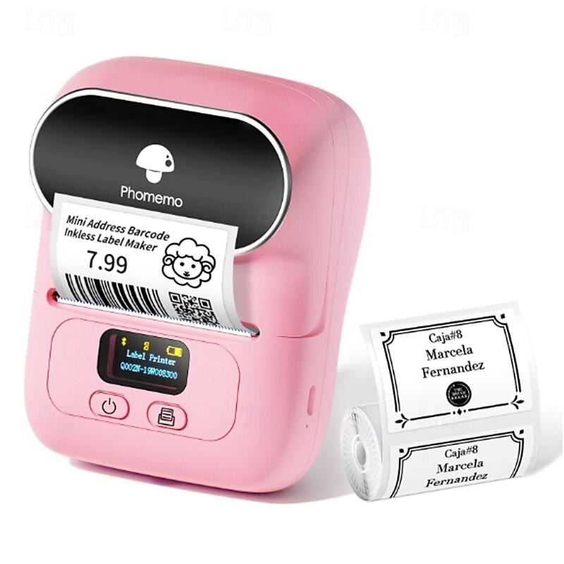 phomemom110 mini bärbar streckkodsetikett kläder prislapp tag sticker termisk etikettskrivare 2025 - $86.99 –P3