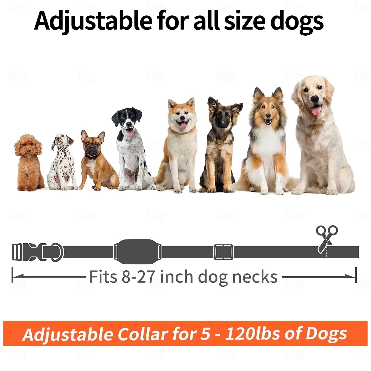 3300ft Range Remote Dog Training Collar Anti Bark Collar 3 Modes Beep(9 Tone) and Vibration Shock  Waterproof & Rechargeable for Small Medium Large Dogs 2025 - $71.99 –P7