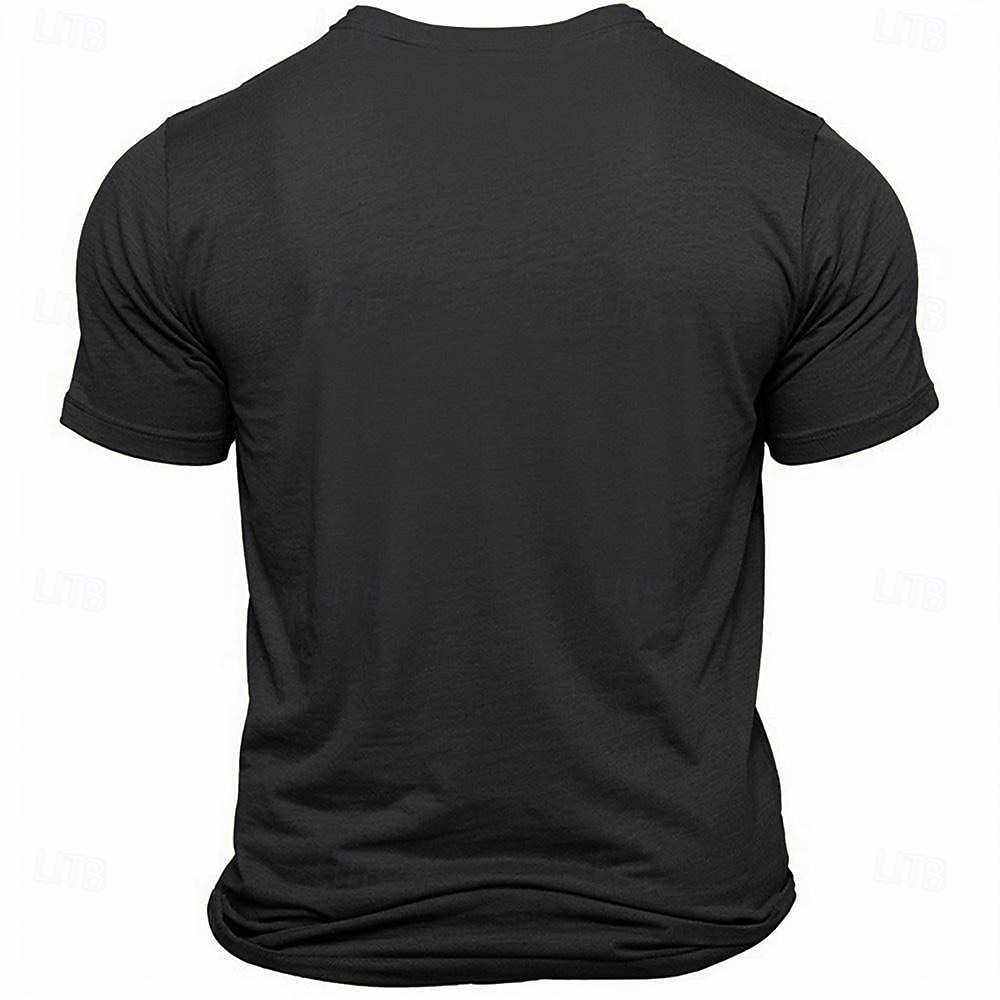 Per uomo Divertente Stampa lettera Maglietta 100% Cotone Manica Corta Grafico Camicia Nero Verde militare Maglietta comoda Streetwear Sport all'Aperto Abbigliamento di stilista del 2025 a $15.99 –P2