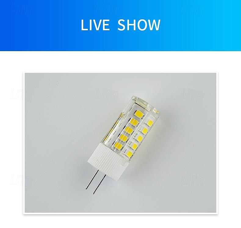 6 шт. g4 светодиодные двухконтактные лампы 180 люмен 3 Вт 33 светодиодные бусины smd 2835 220 В 110 В 2026 - $9.99 –P7