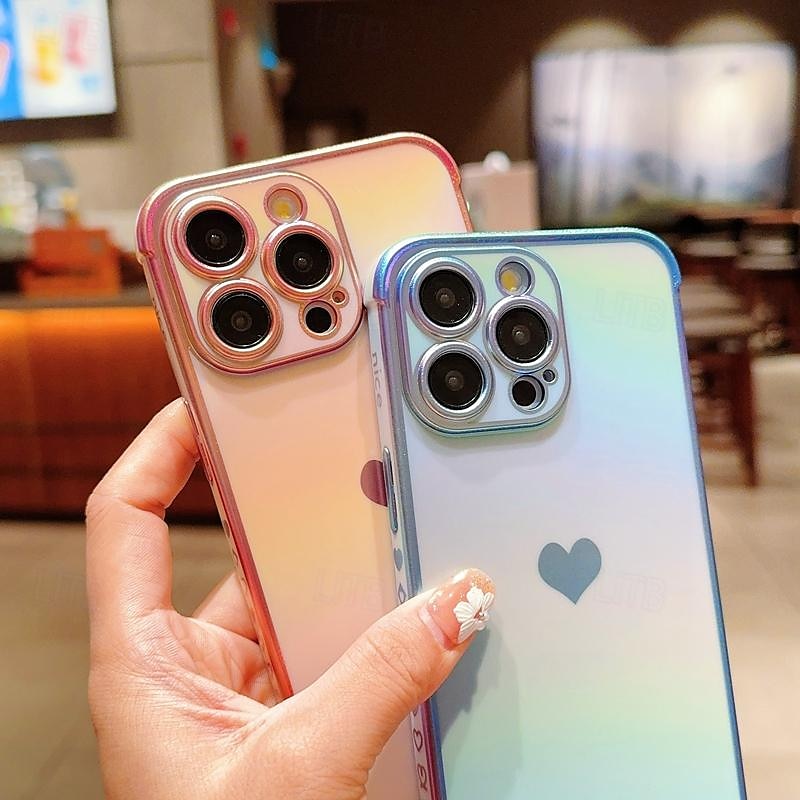 телефон Кейс для Назначение айфон 16 Айфон 15 Про Макс Плюс iPhone 14 13 12 11 Pro Max Plus Кейс на заднюю панель Блеск Блеск Блестящий Защита от удара ТПУ Покрытие 2025 - $15.99 –P7