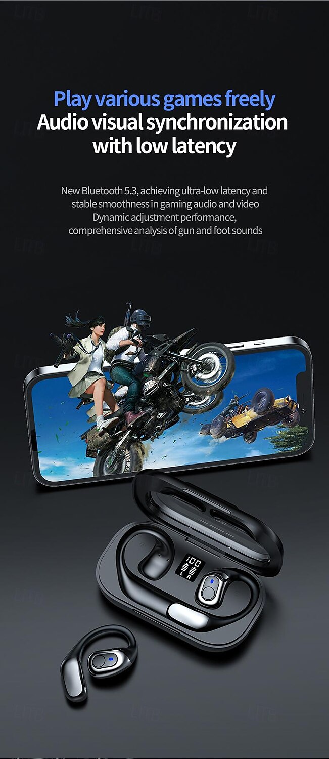 Bluetooth 5.4 Touch Control Wireless Bluetooth Earphone Headphones Waterproof Sport Gaming Headset Noise Cancelling Earbuds 2025 - $24.99 –P7