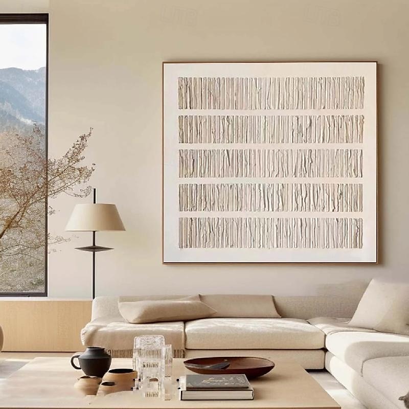 abstraktes Ölgemälde handgemalt beige braun und grün Malerei handgemachte braun Wabi Sabi Kunstwerk Ölgemälde handgemalt strukturierte Ölgemälde beige Ölgemälde abstrakte Leinwand Kunst modernes Dekor 2025 - $183.99 –P2