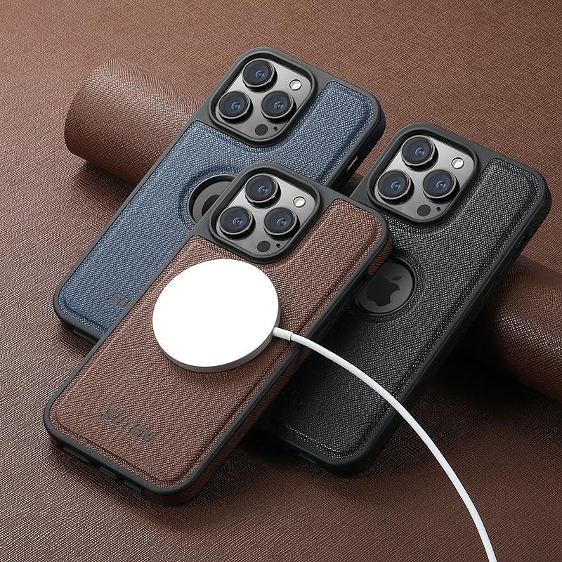 2025年 電話 ケース 用途 iPhone 16 iPhone 15 プロマックスプラス iPhone 14 13 12 Pro Max Plus バックカバー ワイヤレス充電をサポート 耐衝撃 レトロ風 TPU PUレザー  コレクション – $17.99 –P1
