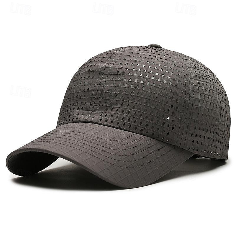 Herr Basebollkeps Solhatt Trucker Hat Svart Vit Polyester Mode Ledigt Gata Dagligen Slät Justerbara Solskyddskräm Andningsfunktion 2025 - $11.99 –P4