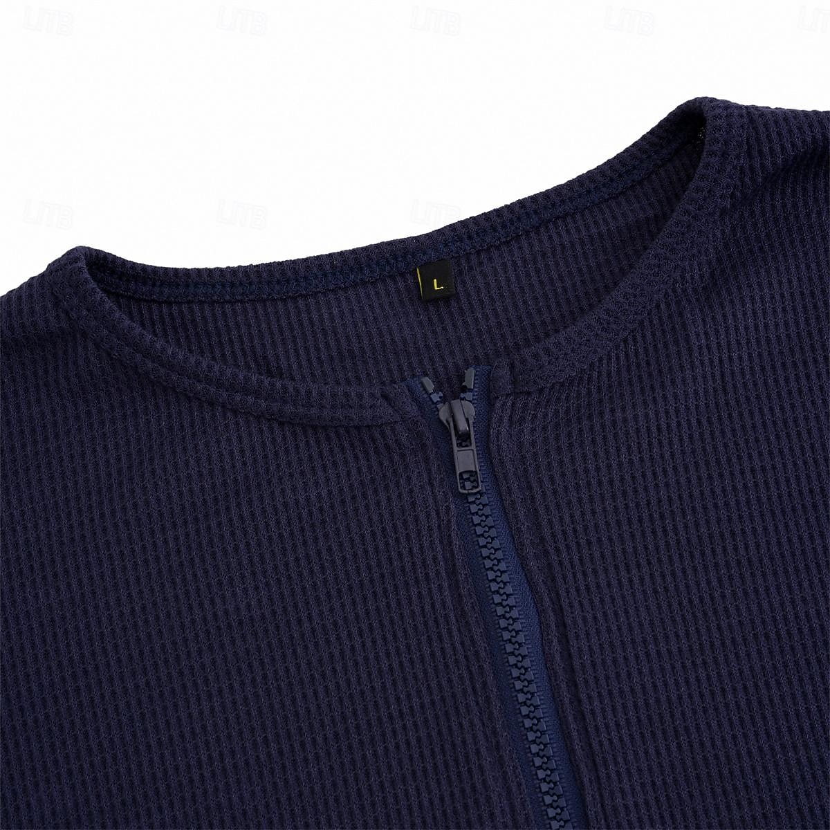 Pánské Tričko Pevné tričko se čtyřmi zipy Vaflové pletené tričko Bez vzoru Do V ulice Dovolená Krátké rukávy Oblečení Módní Designové Základní 2025 - $22.99 –P7