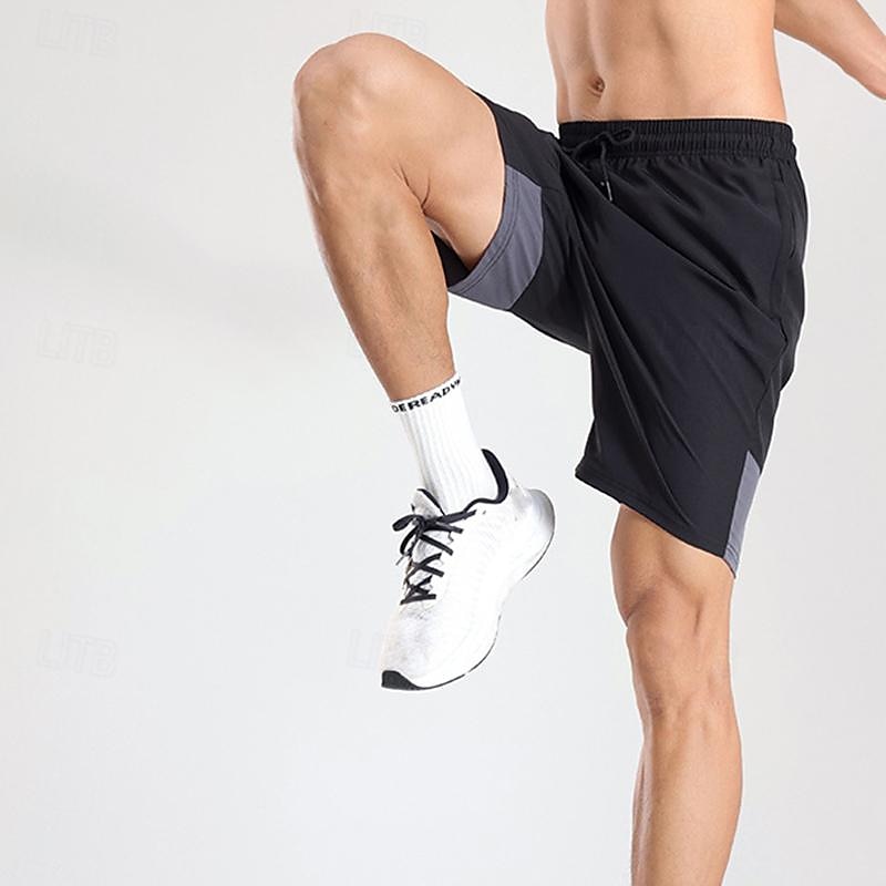 Homens Shorts de moletom Calção Shorts de verão Bolsos Com Cordão Cintura elástica Tecido Conforto Curto Esportes Diário Para Noite Moda Casual Preto Cinzento Micro-Elástica de 2025 por $13.49 –P6