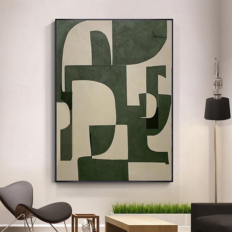 Ölgemälde handgemachtes beiges Wabi Sabi Ölgemälde handgemalte Wandkunst schwarz beige abstraktes Gemälde großes schwarzes minimalistisches Wandkunst beige strukturiertes Leinwandgemälde neutrales 2025 - $116.99 –P6