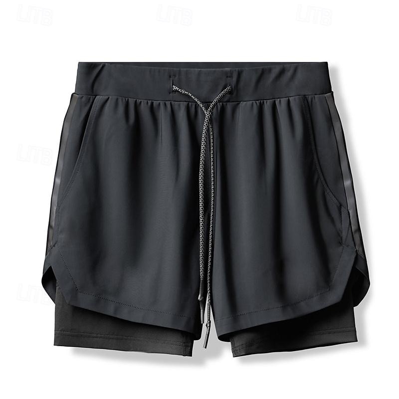 Pánské Koşu Şortları Kraťasy na tělocvik Tepláky Kapsy Šňůrky 2 v 1 Elastický pas Kraťasy Venkovní Sporty a outdoor Sportovní Rychleschnoucí Lehká váha Yumuşak Maratón Běh Cvičení Na míru sportovn 2025 - $13.19 –P15