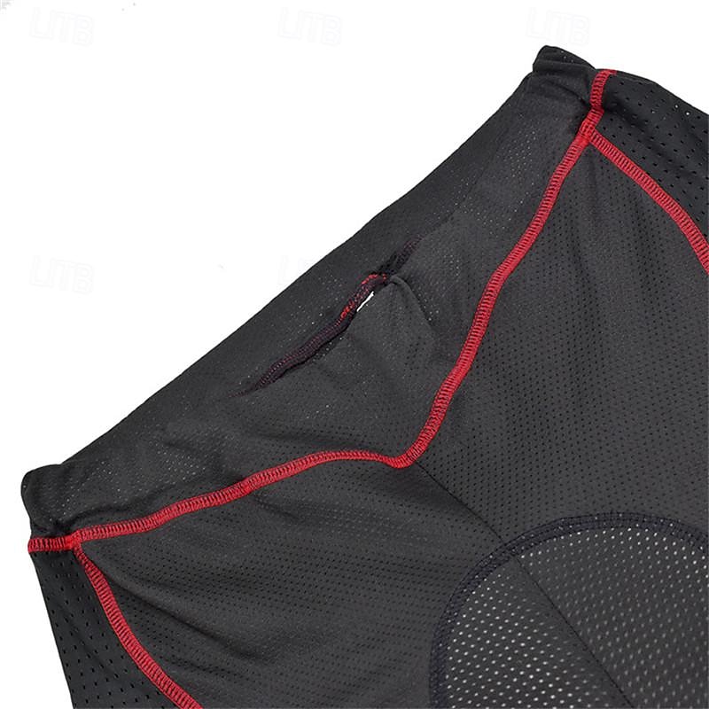WOSAWE Voor heren Fietsbroek Gevoerde wielrenshorts Fietsen Short / Broekje Gewatteerde shorts Strak Sport Ademend Sneldrogend Hoge Elasticiteit Comfortabel Zwart Geel Kleding Wielrenkleding 2025 - $20.99 –P13