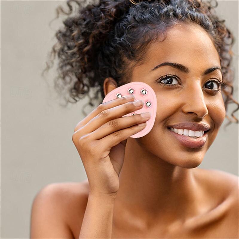 detergente viso elettrico con vibrazione ad alta frequenza per massaggio con sfera in silicone del 2025 a $26.99 –P2