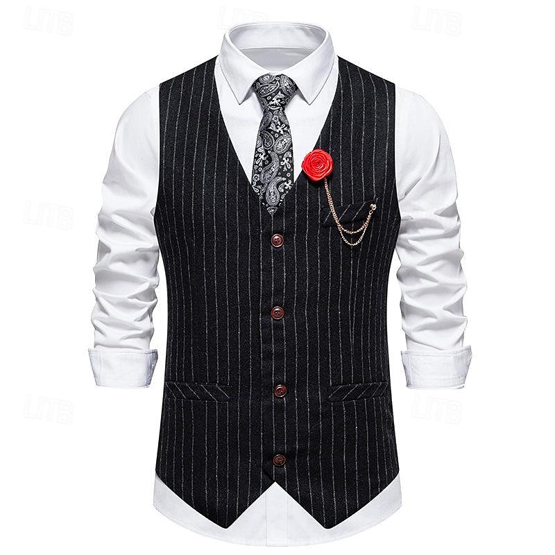 Retro Antiguo Rugido 20s 1920s Sombreros Accesorios Chaleco El gran Gatsby Caballero Moda Hombre Navidad Víspera de Todos los Santos Carnaval Fiesta de baile Despedida de Soltera Festival Adulto 2025 - $55.99 –P7