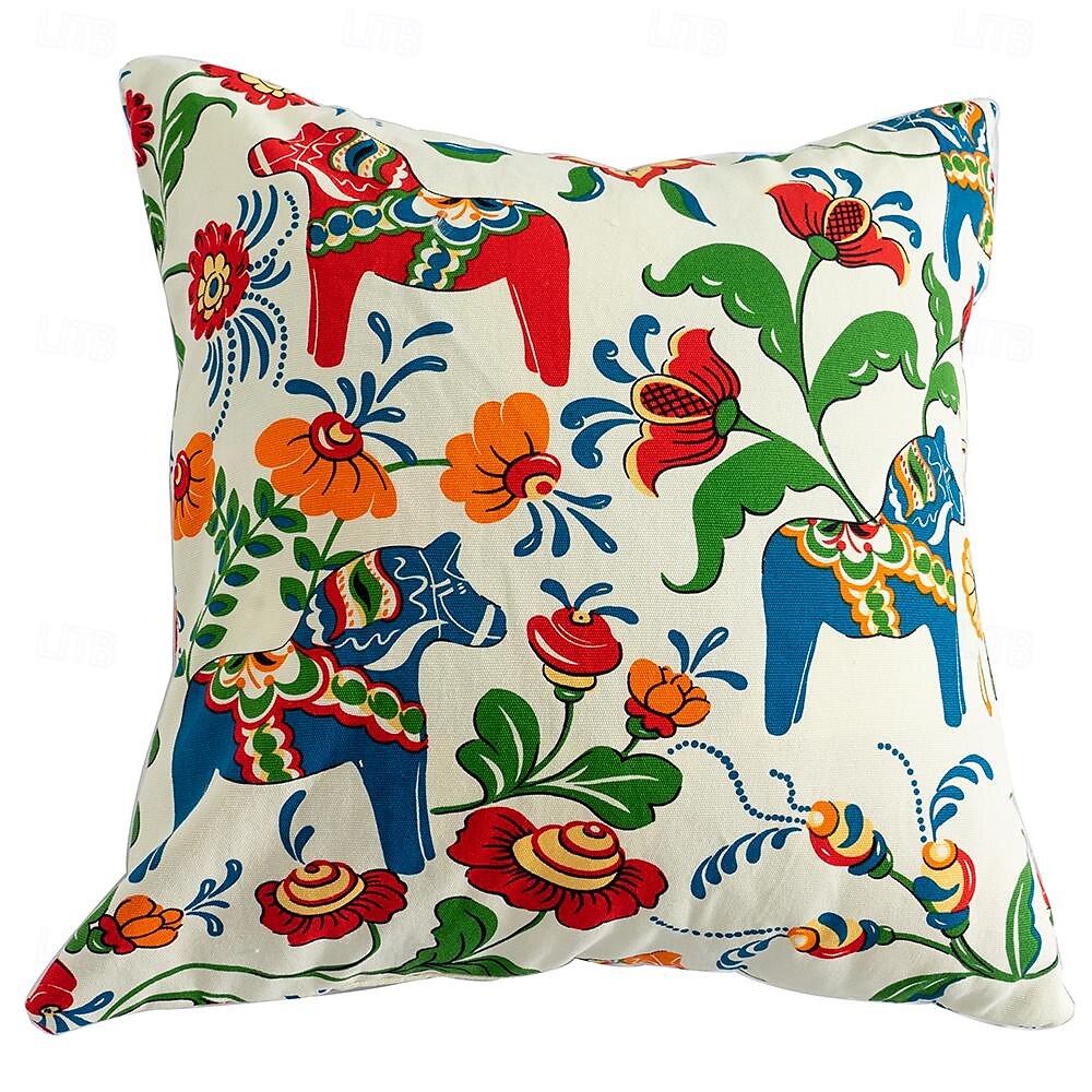 Cotton Decorative Toss Pillows Cover 1PC Soft Square Cushion Case Pillowcase for Bedroom Livingroom Sofa Couch Chair IKEA SERIES 2025 - $21.99 –P15