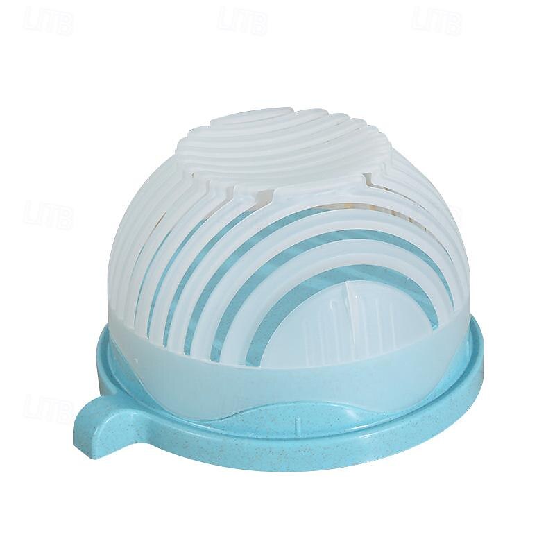 owoc  & Krajalnica do warzyw Łatwa miska do sałatek i owoców - ekologiczna, można myć w zmywarce, idealna pomoc kuchenna do szybkiego przygotowywania posiłków 2026 - $7.99 –P9