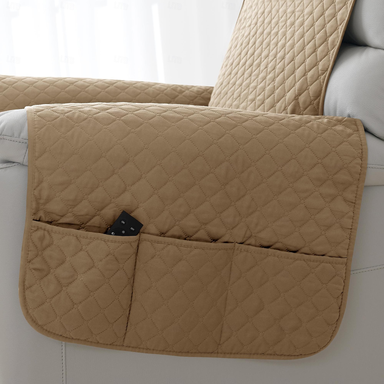 Copripoltrona reclinabile 100% impermeabile, copripoltrona antiscivolo con tasca, copripoltrona reclinabile lavabile, protezione per mobili trapuntata per bambini e animali domestici del 2025 a $34.99 –P7