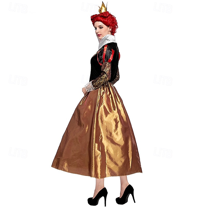 Alice in Wonderland Hartenkoningin Venijn Rode koningin Familiekostuums voor Halloween-groepen Kinderen Volwassenen Dames Voor meisjes Prestatie Feest Halloween Carnaval Makkelijk carnavalskostuum 2025 - $44.99 –P7
