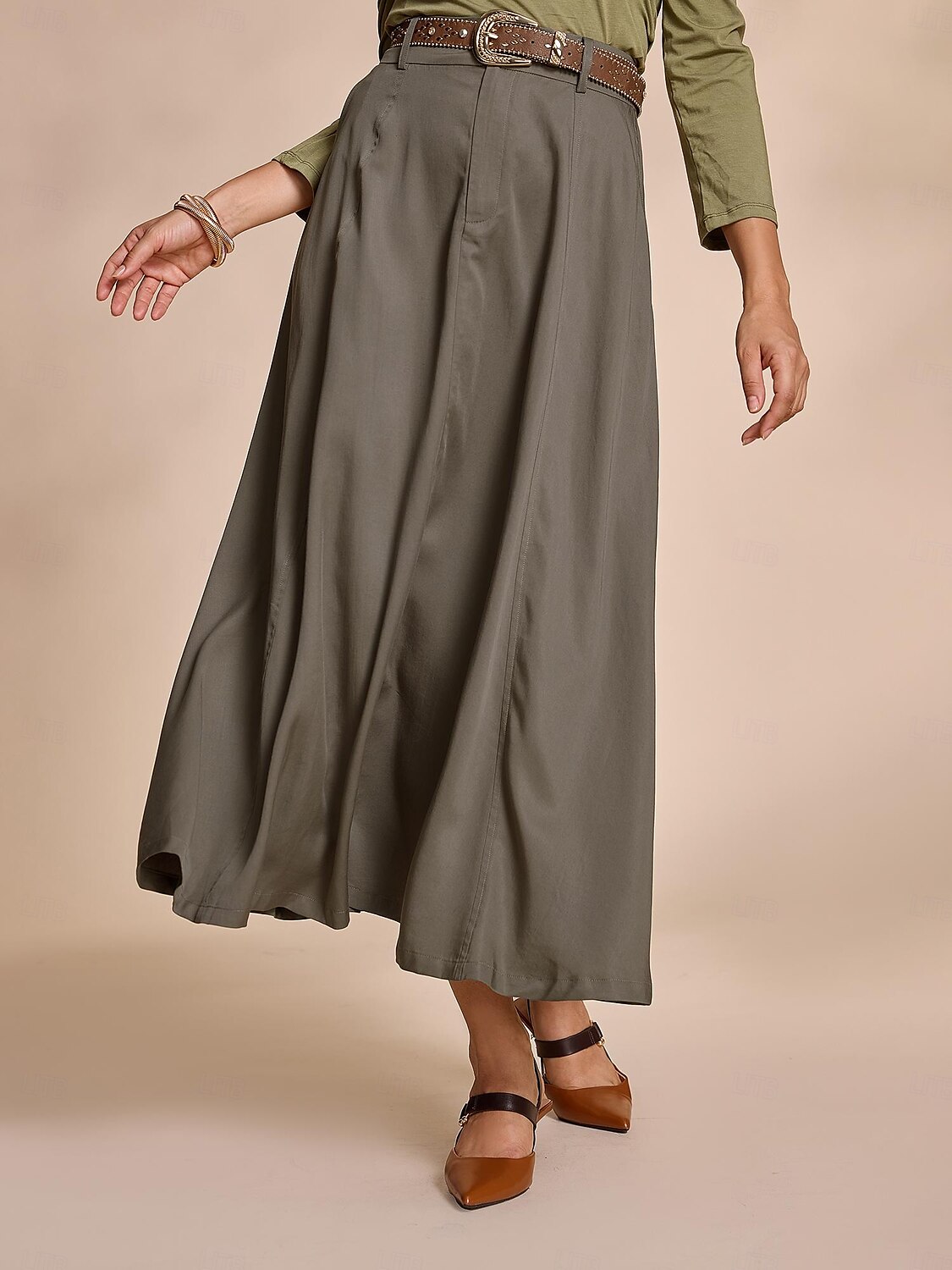 tencel zseböv maxiszoknya 2025 - $45.99 -P5