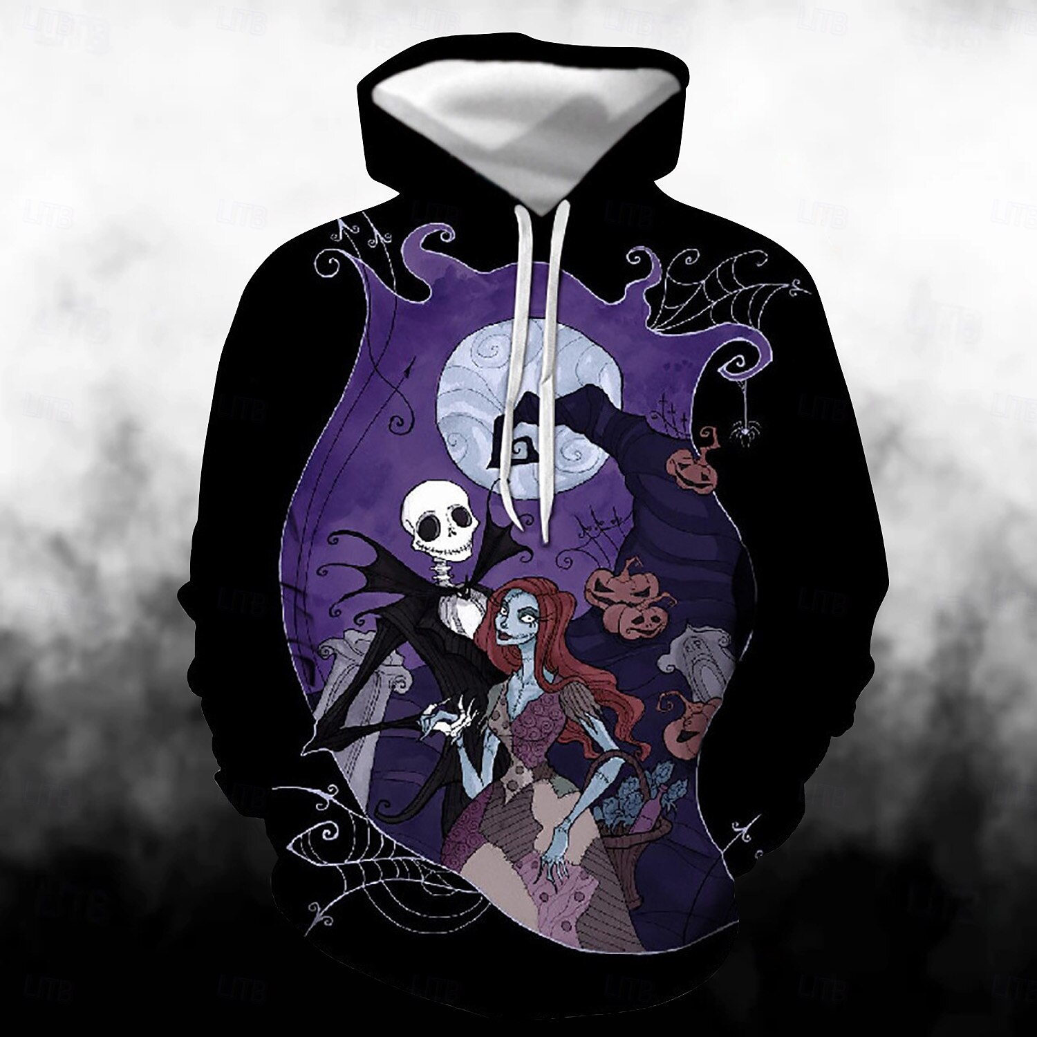 předvečer Všech svatých Kostlivec Kapuce Pullover Vtipná vánoční mikina s kapucí Tisk 3D Přední kapsa Grafika Pro Pro páry Pánské Dámské Dospělé předvečer Všech svatých Karneval Plesová maškaráda 3D 2025 - $29.99 –P8