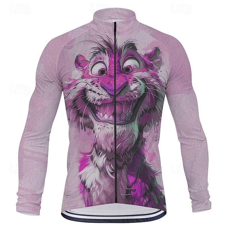 Per uomo Maglia da ciclismo Manica lunga Inverno Bicicletta Maglietta Superiore con 3 tasche posteriori Ciclismo da montagna Cicismo su strada Asciugatura rapida Zip anteriore Ad alta capillarità Blu del 2025 a $27.99 –P4
