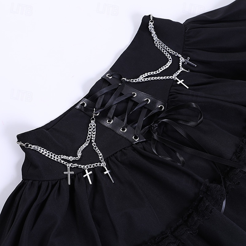 Gothique Steampunk Jupe Bal Masqué Fille gothique Femmes Mascarade Soirée Adulte Jupe de 2025 ? $32.99 –P18