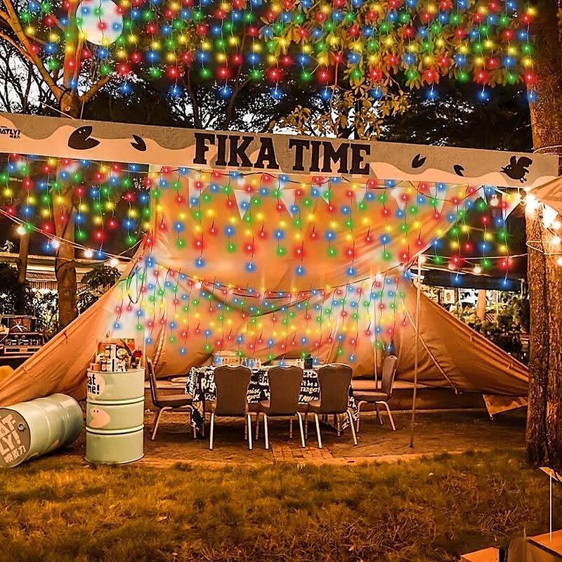 led נטיפי מחרוזת אורות חג המולד חג המולד תאורת וילון 3.5m 5m 216leds לחג המולד שנה חדשה חלון חג המולד מסיבת חג חג המולד קישוט צבעוני ac220v 230v 240v eu plug 2025 - $17.49 –P6