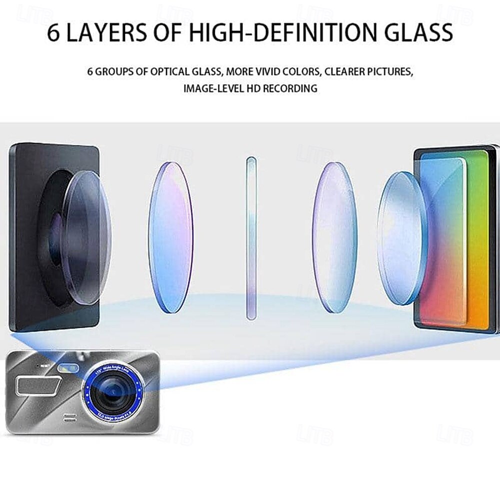 A10 1080p New Design / Full HD / HD Car DVR 170 Degree Wide Angle 4 inch IPS Dash Cam with Night Vision / G-Sensor / Parking Monitoring Car Recorder 2025 - $45.99 –P3