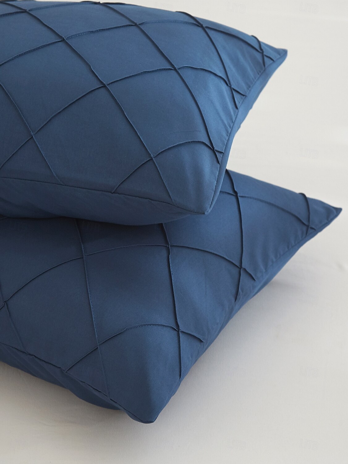 capa de edredom tufada em grade, conjunto de cama com textura boho, 3 peças, capa de edredom com padrão geométrico de losangos jacquard com amarras de canto &fecho de zíper tamanho queen de 2025 por $74.99 –P5