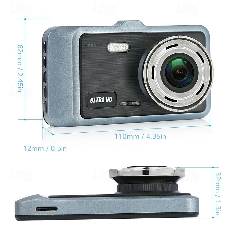 2025年 X9 1440P 新デザイン / HD / リアカメラ付き 車のDVR １７０度 広角の 4 インチ IPS ダッシュカム ととも​​に WIFI / ナイトビジョン / G-Sensor 4 赤外線LED カーレコーダー  コレクション – $96.99 –P16