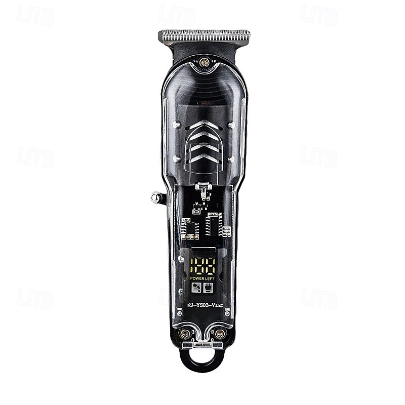 צג דיגיטלי lcd נטענת קוצץ חשמלי שקוף קוצץ שיער חשמלי קוצץ שיער קוצץ שיער חשמלי שקוף מקצועי 2025 - $19.99 –P11