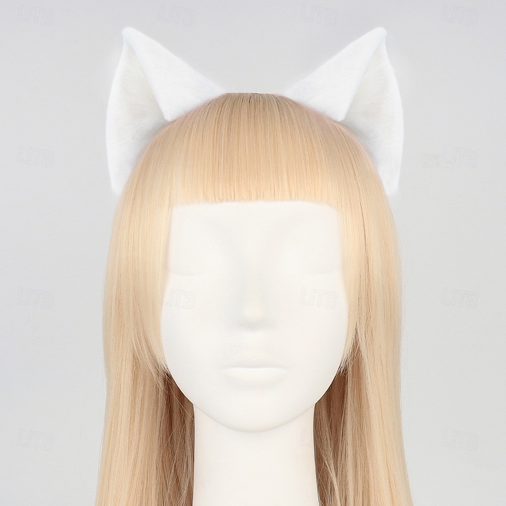 donne ragazze lolita peluche ornamenti per capelli orecchie di gatto animale fascia festa di carnevale cerchietti per capelli anime lupo orecchio cosplay oggetti di scena fantasiosi del 2025 a $19.99 –P11