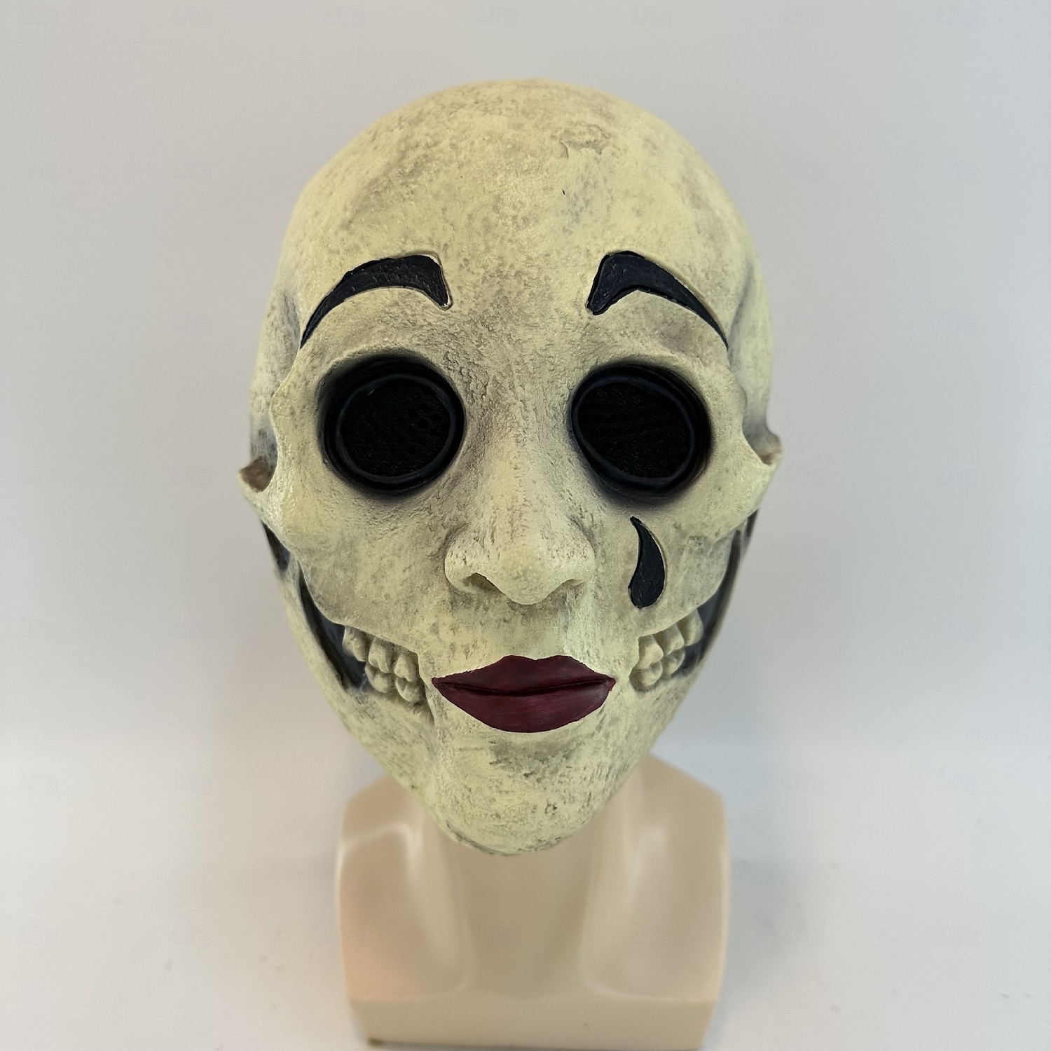 Ein Spuk in Venedig Geist Maske Voller Kopf Erwachsene Herren Damen Gruseliges Kostüm Leistung Party Halloween Karneval Einfaches Karnevalskostüm 2025 - $20.99 –P6