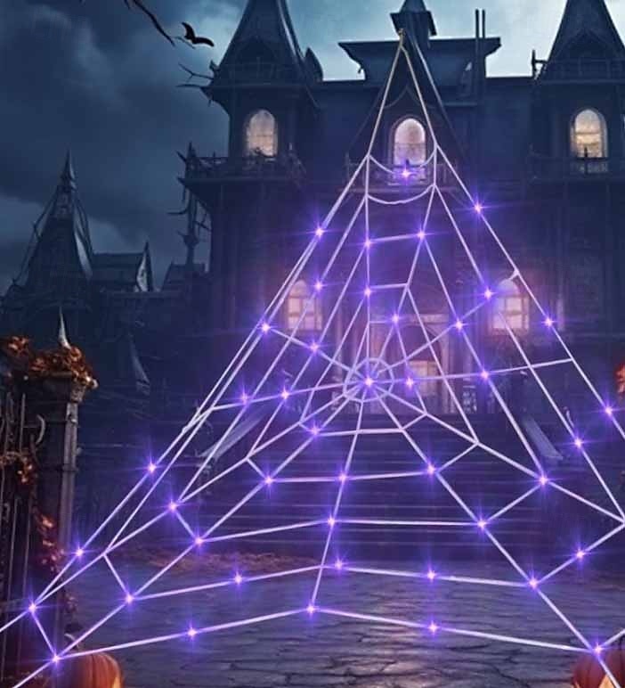 5m Guirlandes Lumineuses 125 LED Violet Lumières de vacances Guirlandes lumineuses en filet à LED Halloween Créatif USB Alimenté par Port USB de 2025 ? $28.99 –P4